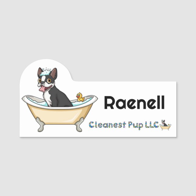 Etiqueta De Nome Crachá Raenell CPLLC (Frente)