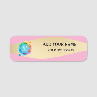 Etiqueta De Nome Crachás de Nome de Logotipo de Funcionário Tag de