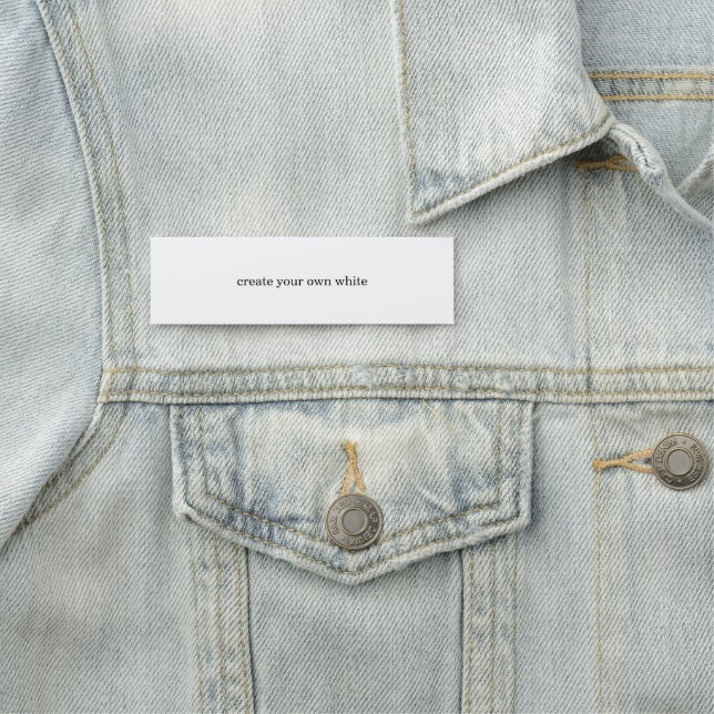 Etiqueta De Nome crie seu próprio branco  (In Situ)