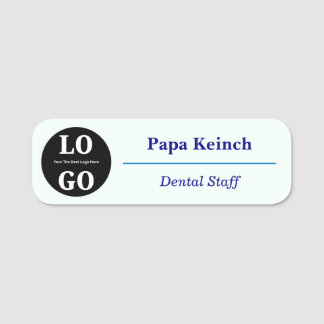 Etiqueta De Nome Custom Logo Dental Staff Magnetic 