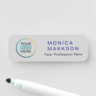 Etiqueta De Nome Custom  Logo Name Tag