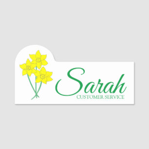 Etiqueta De Nome Daffodil Bunch Flower Compro Florist Floral