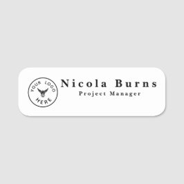 Etiqueta de Nome de Logotipo Personalizado | Empre
