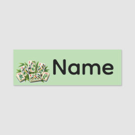 Etiqueta de Nome de Mahjong