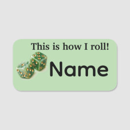 Etiqueta de Nome de Mahjong