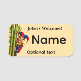 Etiqueta de Nome de Mahjong
