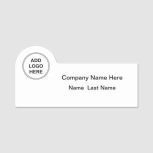Etiqueta De Nome Design incorporado do logotipo