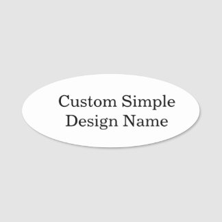 Etiqueta De Nome Design Personalizado 3" X 1.25"