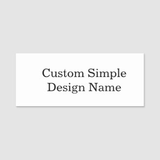 Etiqueta De Nome Design Personalizado Clássico 3" X 1,25"