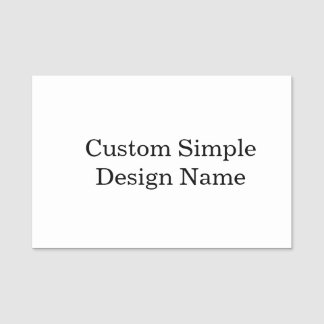 Etiqueta De Nome Design Personalizado Clássico 3" X 2"