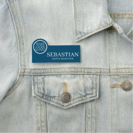 Etiqueta De Nome Detalhes do logotipo personalizado/Funcionarios