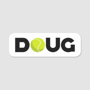 Etiqueta De Nome Doug Tênis