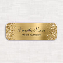 Dourado Brilhante com Folha