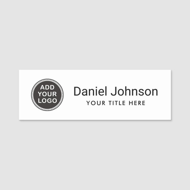 Etiqueta De Nome Empregado de funcionarios feito sob encomenda do (Frente)