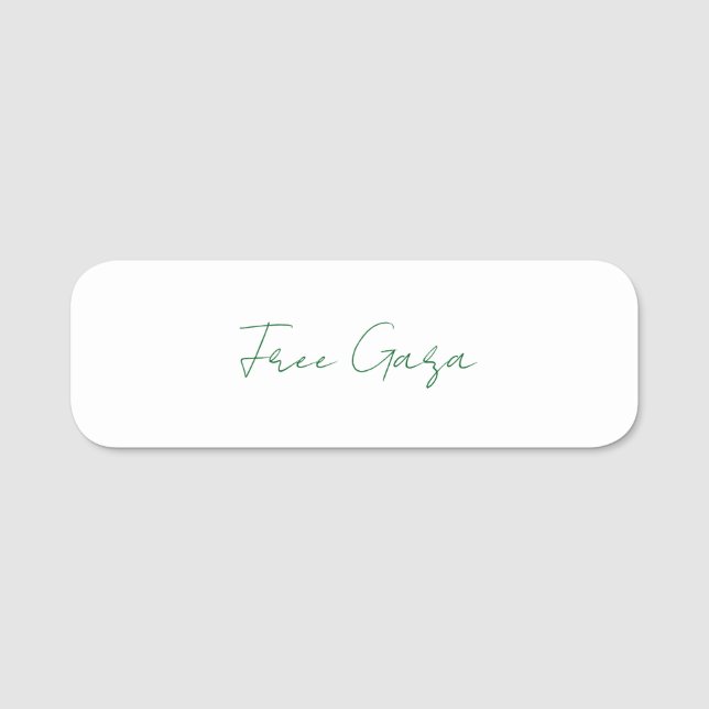 Etiqueta De Nome 'Este carrinho é muito bonito' (Frente)