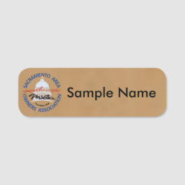 Etiqueta De Nome Etiqueta com Nome SAMOA (marrom)