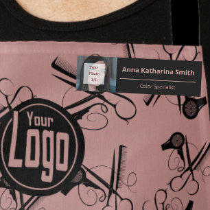 Etiqueta De Nome Experiência de Imagem com Perfil de Cor-de-Rosa Pr