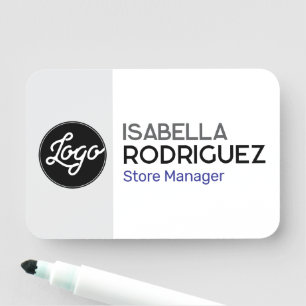 Etiqueta De Nome Funcionário da Empresa Magnética Personalizar Pers