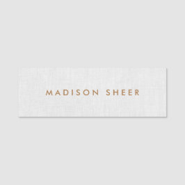 Etiqueta De Nome Funcionário do Funcionarios profissional de linha