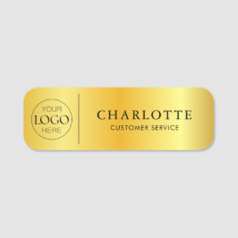 Etiqueta De Nome Funcionarios de funcionários do escritório de logo