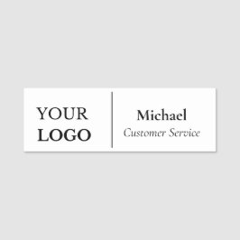 Etiqueta De Nome Funcionarios para funcionários do logotipo persona