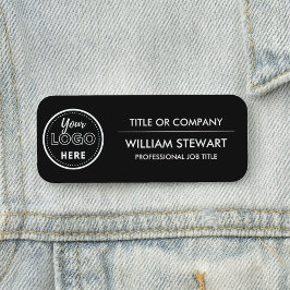 Etiqueta De Nome Funcionarios profissional personalizado de logotip