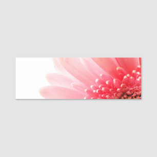Etiqueta De Nome Gerbera Daisy Poster