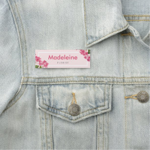 Etiqueta De Nome Ilustração de Lacecaps de Hydrangea Pink de Aquare