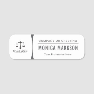 Etiqueta De Nome Ímã de funcionário com logotipo personalizado