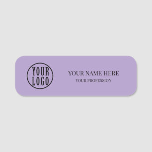 Etiqueta De Nome Ímã de funcionário com logotipo personalizado, alf