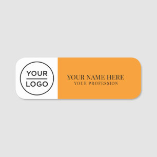 Etiqueta De Nome Ímã de funcionário com logotipo personalizado eleg