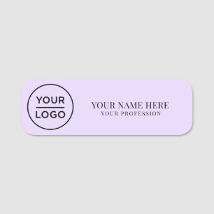 Etiqueta De Nome Ímã de funcionário com logotipo personalizado eleg