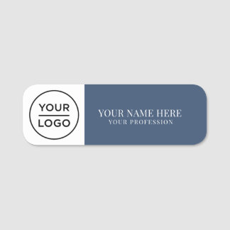 Etiqueta De Nome Ímã de funcionário com logotipo personalizado eleg