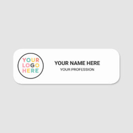 Etiqueta De Nome Ímã de Funcionário com Logotipo Personalizado ou B