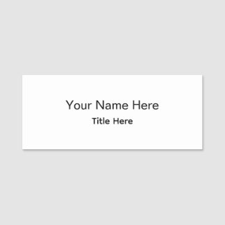 Etiqueta De Nome Ímã de Funcionário Profissional Personalizado