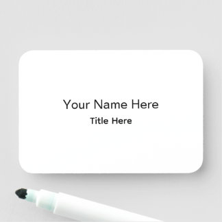 Etiqueta De Nome Ímã de Funcionário Profissional Personalizado