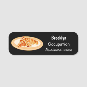 Etiqueta De Nome Imagem croissant