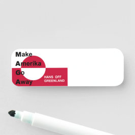 Etiqueta De Nome Independant Greenland