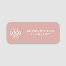 Logotipo Comercial Personalizado Elegante Ímã para