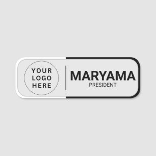 Etiqueta De Nome Logotipo comercial personalizado Funcionarios de