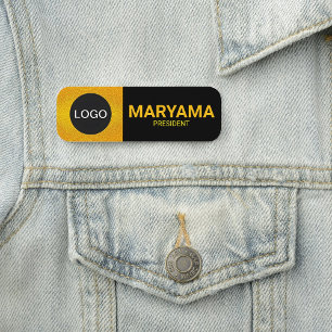 Etiqueta De Nome Logotipo comercial personalizado Funcionarios de
