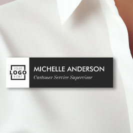 Etiqueta De Nome Logotipo comercial personalizado Nome do Funcionar