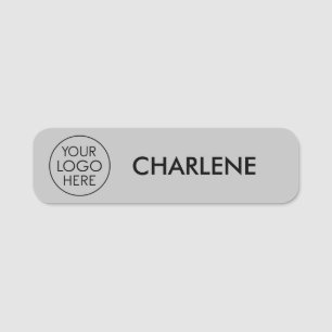 Etiqueta De Nome Logotipo comercial   Trabalhador De Cinzas Leves