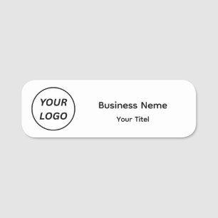 Etiqueta De Nome Logotipo Corporativo Empresarial Minimalista Retân