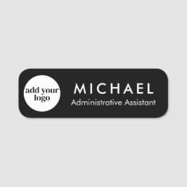 Etiqueta De Nome Logotipo da empresa personalizada para negócios em