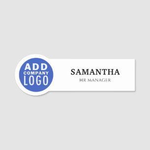 Etiqueta De Nome Logotipo da empresa personalizado
