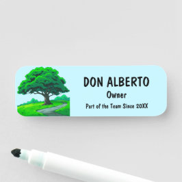Etiqueta De Nome Logotipo de Carvalho | Serviços Personalizados de