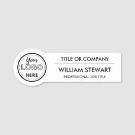 Etiqueta De Nome Logotipo de marca personalizado profissional Funci