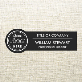 Etiqueta De Nome Logotipo de marca personalizado profissional Funci