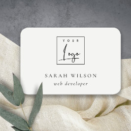 Etiqueta De Nome Logotipo de negócios de Promocional personalizado 